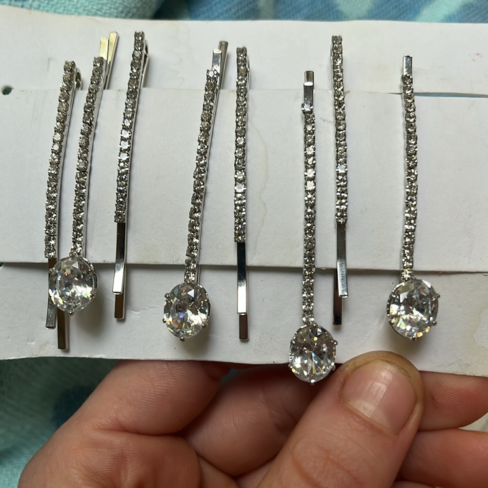 Galina Signature from David’s Bridal Diamond Bobby pins
